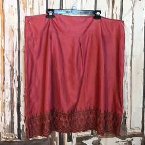 Beautiful Satin-like Skirt